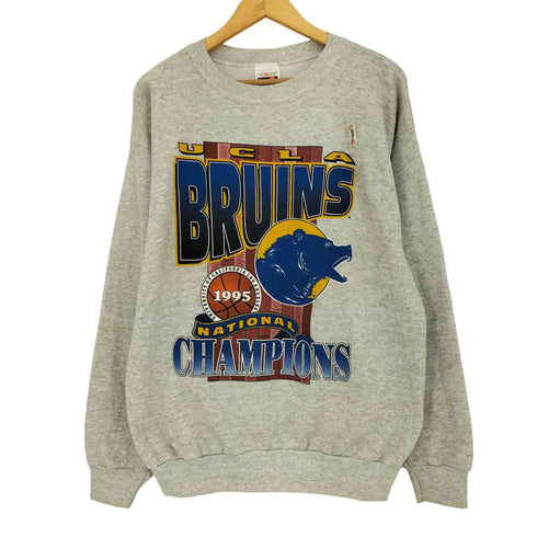 タルテックス TULTEX 90s USA製 UCLA Bruins プリント クルーネックスウェット メンズ import:XL